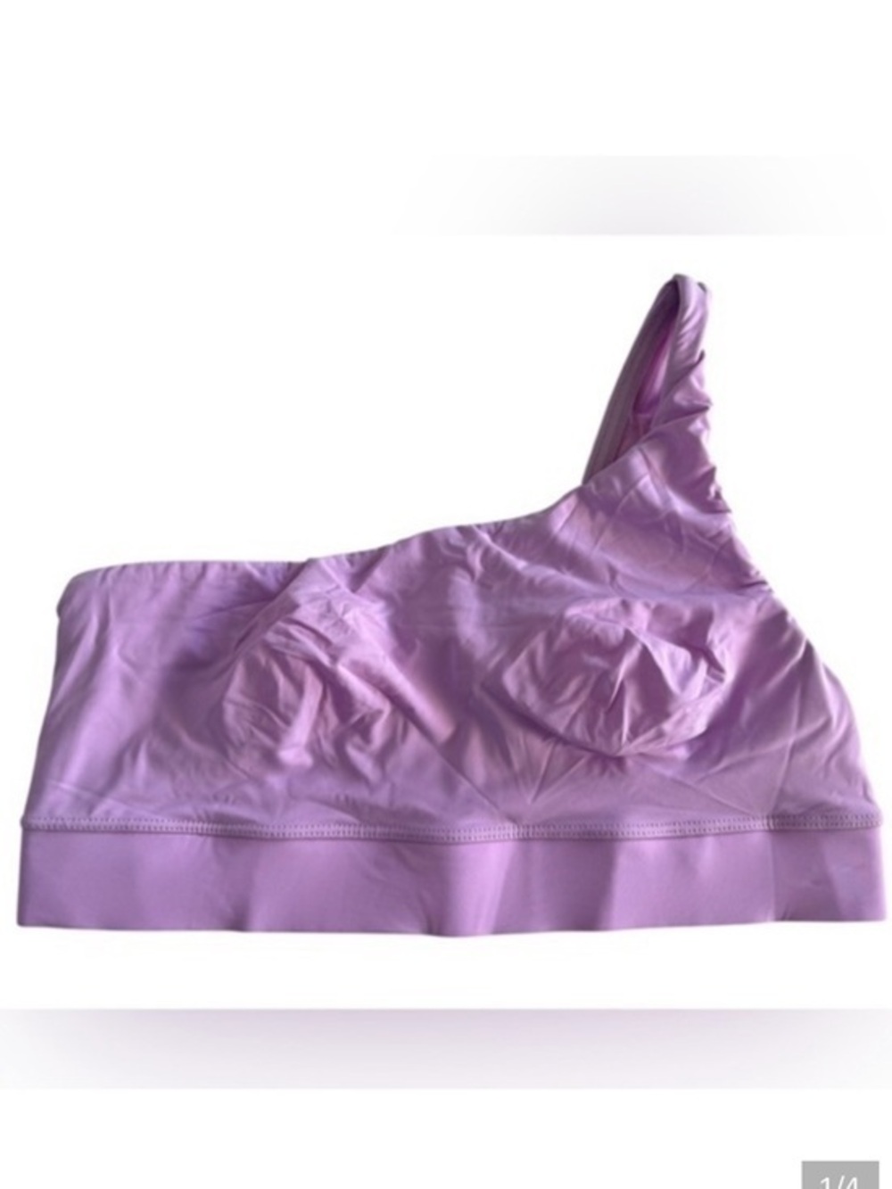 NWOT Lilac One-Shoulder Sports Bra